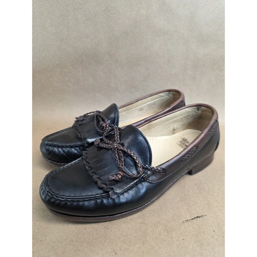 Allen Edmonds Sz 8.5 D Woodstock Mens Loafers Black Brown Shoes